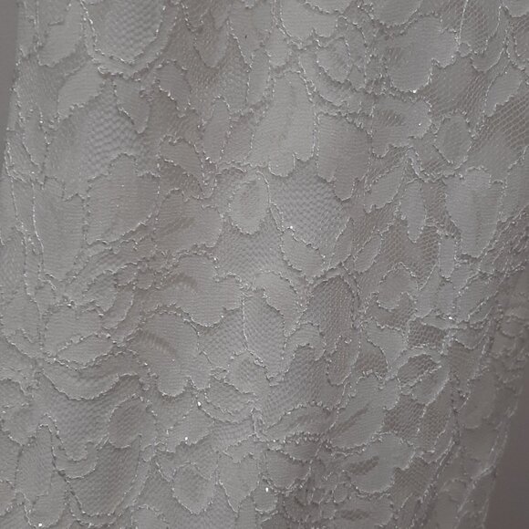 David's Bridal halter lace beaded wedding formal dress new with tags - Picture 15 of 16